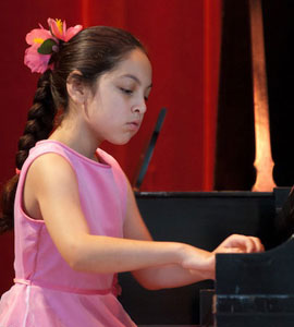 Talented Piano Student